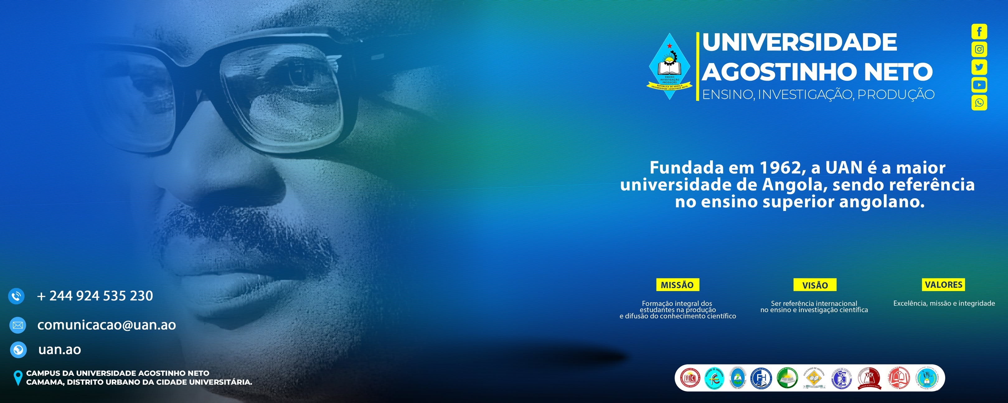 Banner de Universidade Agostinho Neto (UAN)