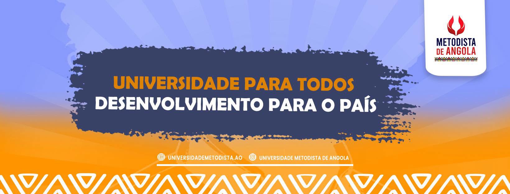Banner de Universidade Metodista de Angola