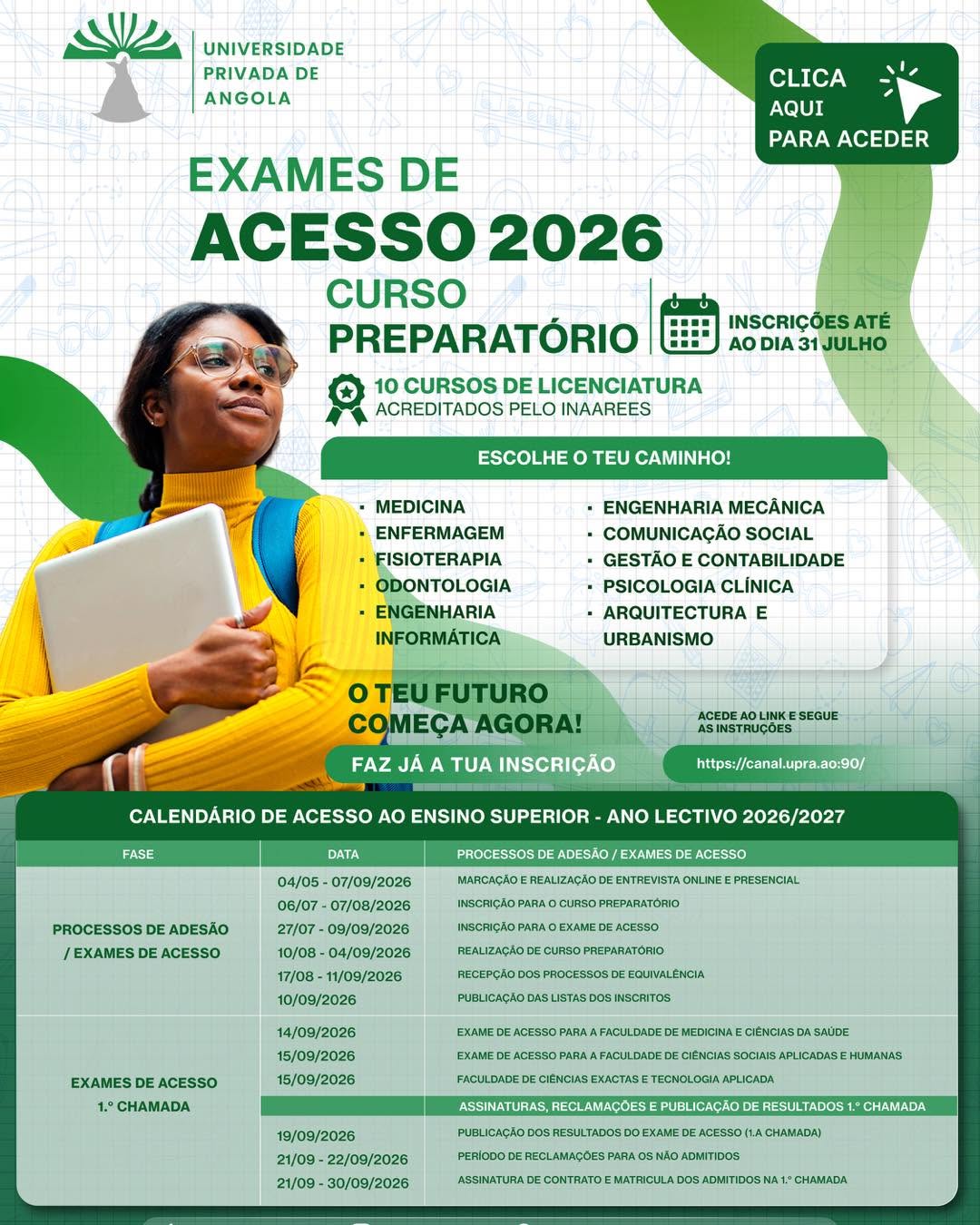 EXAMES DE ACESSO UPRA 2026 | CURSO PREPARATÓRIO