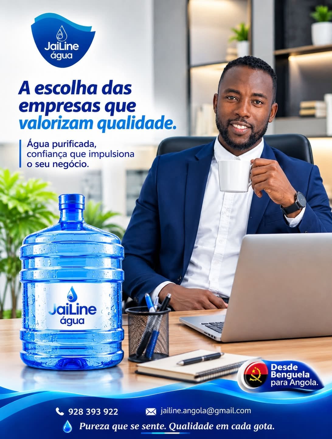 nós continuamos com o mesmo compromisso: levar até si água purificada de qualidade, com o melhor preço, à altura do seu bolso.