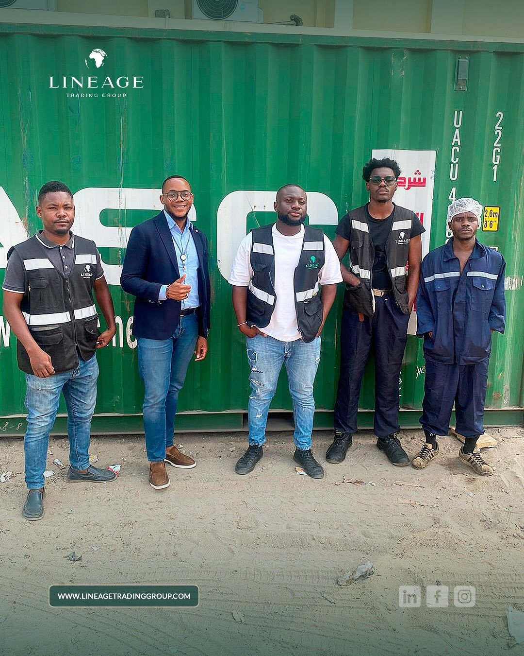 A Lineage concluiu com sucesso a sua primeira exportação