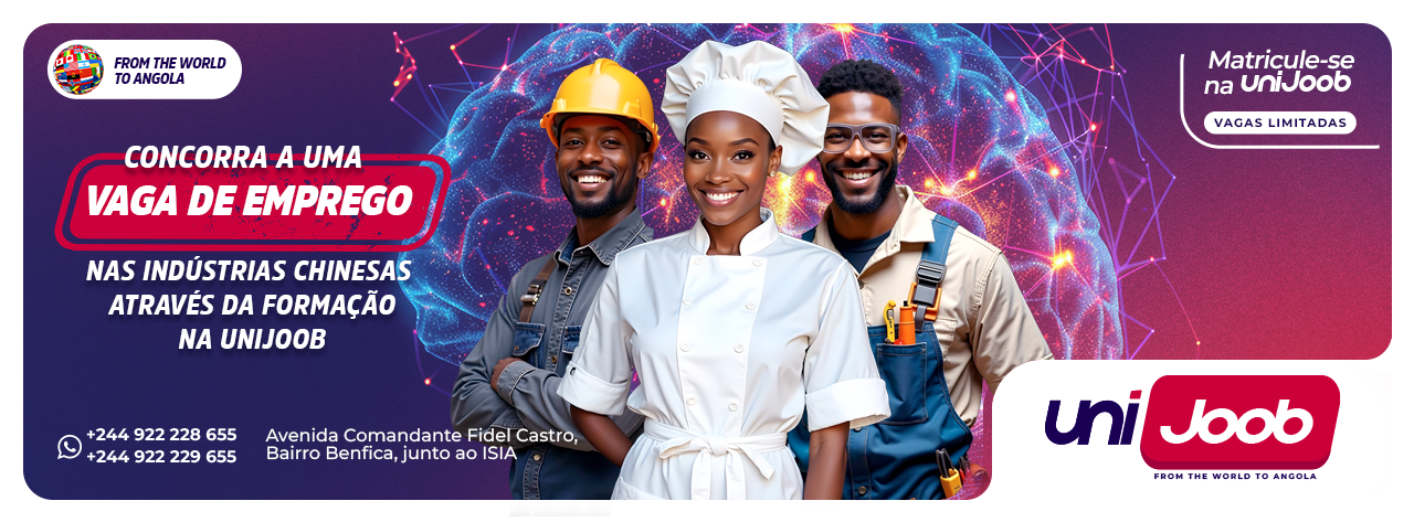 Banner de UniJoob Angola