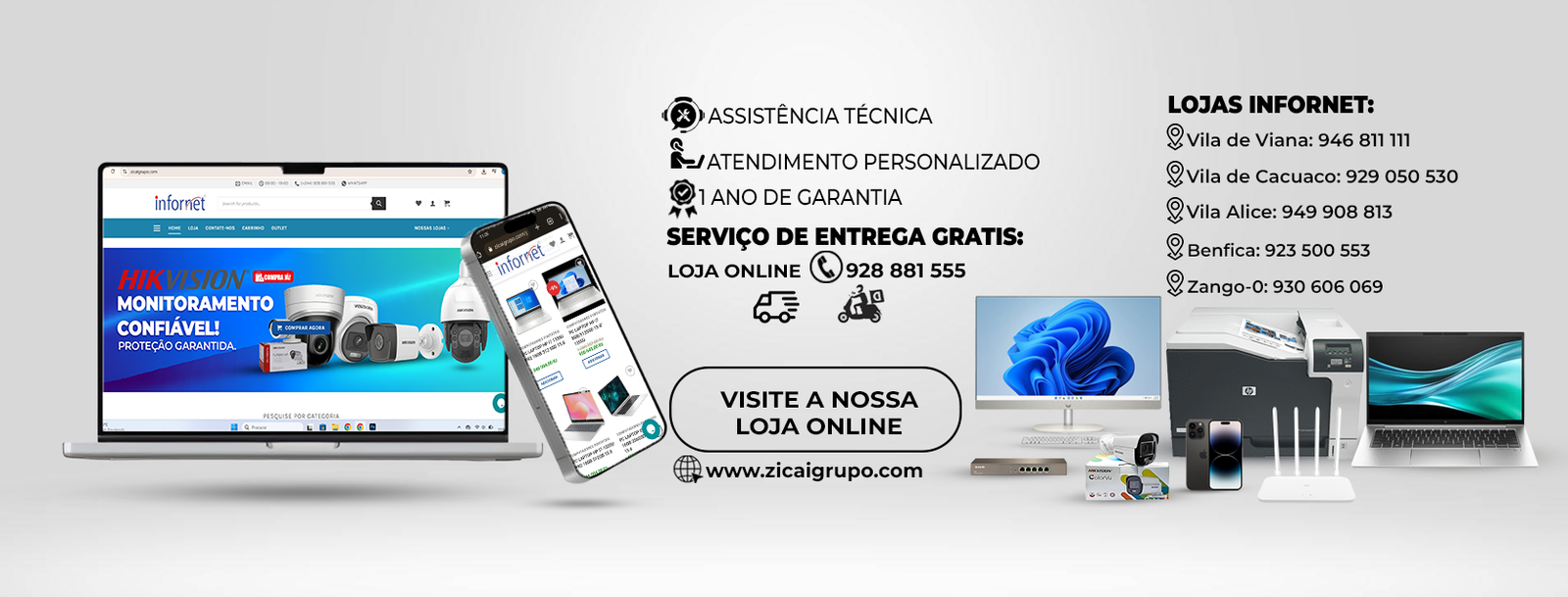 Banner de Zicai Grupo Infornet